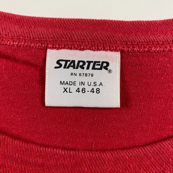 Vintage 80s 90s New England Patriots Starter Single Stitch T Shirt Mens Large XL - Picture 3 of 8